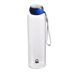 Benetton BE-0303 boroszilikát üveg palack kék kupakkal 550ml