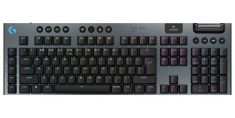 Logitech G915 X Lightspeed vezeték nélküli amerikai nemzetközi Clicky billentyűzet fekete (920-012709)