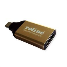 Roline Adapter USB 3.2 Gen 2 USB-C - HDMI 4K@60Hz, M/F, arany (12.03.3231-10)