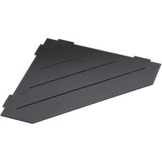 BEMETA CYTRO fugába építhető polc, 297x2x210mm, matt fekete