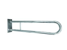 BEMETA HELP Felhajtható kapaszkodó, U-típus, takaróval, 850mm, polírozott