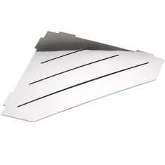 BEMETA CYTRO fugába építhető polc, 297x2x210mm, polírozott