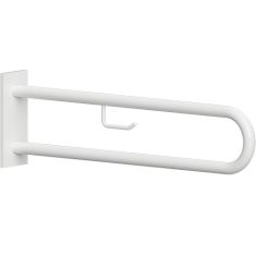 BEMETA HELP Kapaszkodó, U-típus, takaróval, WC papírtartóval, 750mm, fehér