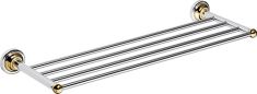 BEMETA RETRO Törölközőtartó polc, 665x65x225mm, arany/króm