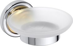 BEMETA RETRO Szappantartó, 110x65x138mm, arany/króm