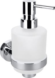 BEMETA OMEGA Szappanadagoló mágneses szappantartóval, üveg, 75x160x100mm, 200ml, króm