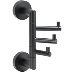 BEMETA DARK Mozgatható fogas, 55x190x135mm, matt fekete