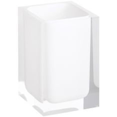 BEMETA VISTA fogkefetartó, 72x110x72mm, fehér