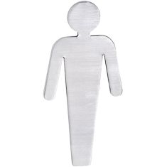 BEMETA HOME piktogram: férfi, 40x85x2mm, matt