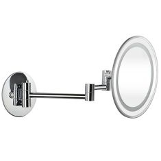 BEMETA KOZM.TÜKRÖK Kozmetikai tükör LED világítással, 260x230x425mm, átm:225mm