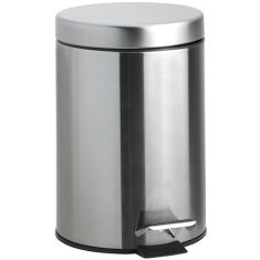 BEMETA HOTEL Pedálos szemetes, 170x260x170mm, 3l, inox/matt
