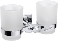 BEMETA BETA Dupla pohár és fogkefetartó, 190x95x125mm, króm (132110042)