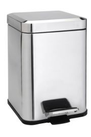 BEMETA HOTEL Pedálos szemetes, 200x300x200mm, 6l, inox/polírozott (125115071)