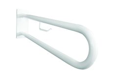 BEMETA HELP Kapaszkodó, U-típus, takaróval, WC papírtartóval, 600mm, fehér