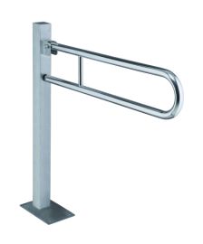 BEMETA HELP Felhajtható kapaszkodó, U-típus, álló, padlóra szerelhető, 813mm, matt