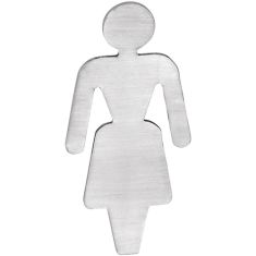 BEMETA HOME piktogram: nő, 40x85x2mm, matt