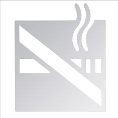 BEMETA HOTEL Tábla: Nem dohányzó, 120x140x2mm, polírozott (111022052)