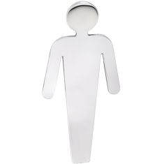 BEMETA HOME piktogram: férfi, 40x85x2mm, polírozott