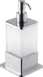 BEMETA PLAZA Álló szappanadagoló, 75x170x75mm, 200ml, króm