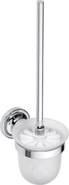 BEMETA RETRO WC kefetartó, fehér kefével, 110x360x145mm, króm (144313012)