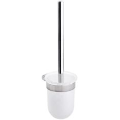 BEMETA ORGANIC fali WC-kefetartó, 95x360x123mm, tejüveg/króm