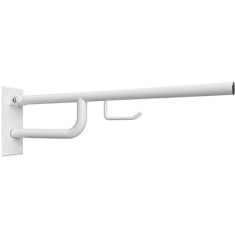 BEMETA HELP Felhajtható kapaszkodó, WC papírtartóval, 600mm, fehér