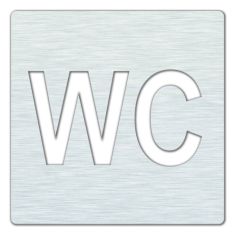 BEMETA HOTEL Tábla: WC, 120x120x2mm, matt (111022085)