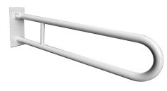 BEMETA HELP Felhajtható kapaszkodó, U-típus, WC papírtartóval, 850mm, fehér