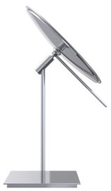 BEMETA KOZM.TÜKRÖK Álló kozmetikai tükör, egyoldalú, 185x370x115mm, átm:180mm