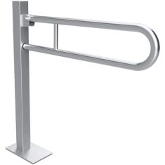 BEMETA HELP Felhajtható kapaszkodó, U-típus, álló, padlóra szerelhető, 813mm, matt