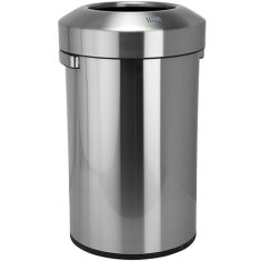 BEMETA HOTEL Tető nélküli szemetes, 448x750x448mm, 90l, inox