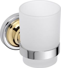 BEMETA RETRO Pohártartó, 70x95x115mm, arany/króm