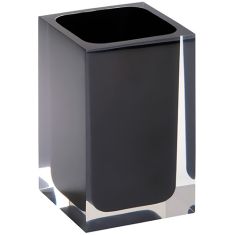 BEMETA VISTA fogkefetartó, 72x110x72mm, fekete