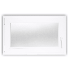 DANUSA WDS ECO+ 90x60 cm méretű, egyszárnyú műanyag ablak, bukó-nyíló funkcióval.