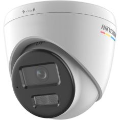 Hikvision IP Turret kamera, 2MP, 4mm Fix objektív, 30m IR és fehér LED megvilágítás