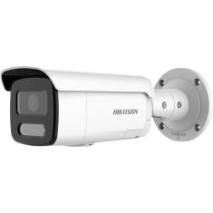Hikvision IP Csőkamera, 6MP, 4mm Fix objektív, 60m IR és fehér LED megvilágítás