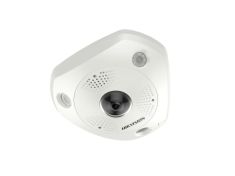 Hikvision IP, Fisheye kamera, 6 MP, Fix objektív, 1.27mm, IR, Beépített mikrofon, IP67 és IK10 védett