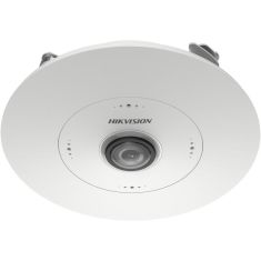 Hikvision IP, Fisheye kamera, 6MP, Fix objektív, 1.16mm, Heatmap, IR, 15m, SD, Hang, alarm in
