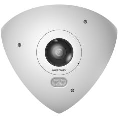 Hikvision IP, Fisheye kamera, 6MP, Fix objektív, 1.16mm, Acusense, IR, 15m, Mik és audió, Hang, alarm in