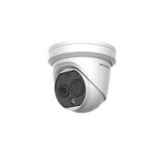 Hikvision Hőkamera, Bispektrális turret, 256x192, Tűz specifikus, 1.8 mm, Fény és hangriasztás, 12 um