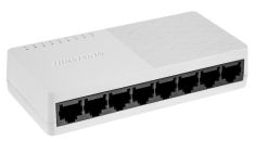 Hikvision 100M Switch, 8 port, műanyag házas