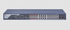 Hikvision 100M PoE Switch, 370W, 24+2port