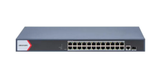 Hikvision Gigabit Smart PoE Switch, 230W, 24+2port