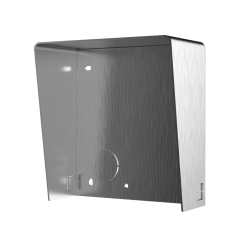 Hikvision Moduláris  IP video-kaputelefon esővédő keret; 1 modulos, rozsdamentes acél