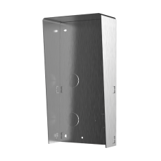 Hikvision Moduláris  IP video-kaputelefon esővédő keret; 2 modulos, rozsdamentes acél