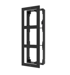 Hikvision Moduláris IP video-kaputelefon szerelőkeret felületre; 3 modulos, fekete