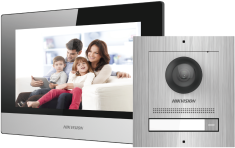Hikvision Egylakásos IP video-kaputelefon szett, rozsdamentes acél
