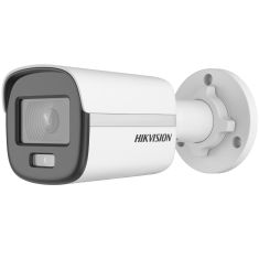 Hikvision IP, Csőkamera, 2 MP, Fix objektív, 4mm,30m fehér fény, Fehér LED