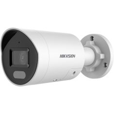 Hikvision IP, Csőkamera, 4 MP, Fix objektív, 4mmColorVu, Fény/hang riaszt, Fehér LED, Mikrofon