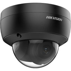 Hikvision IP, Dómkamera, 8 MP, Fix objektív, 2.8mm, EXIR 30m, Fekete,  IR,  Hang/riasztás I/O, Mikrofon